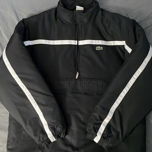 Lacoste men’s medium 3/4 zip front